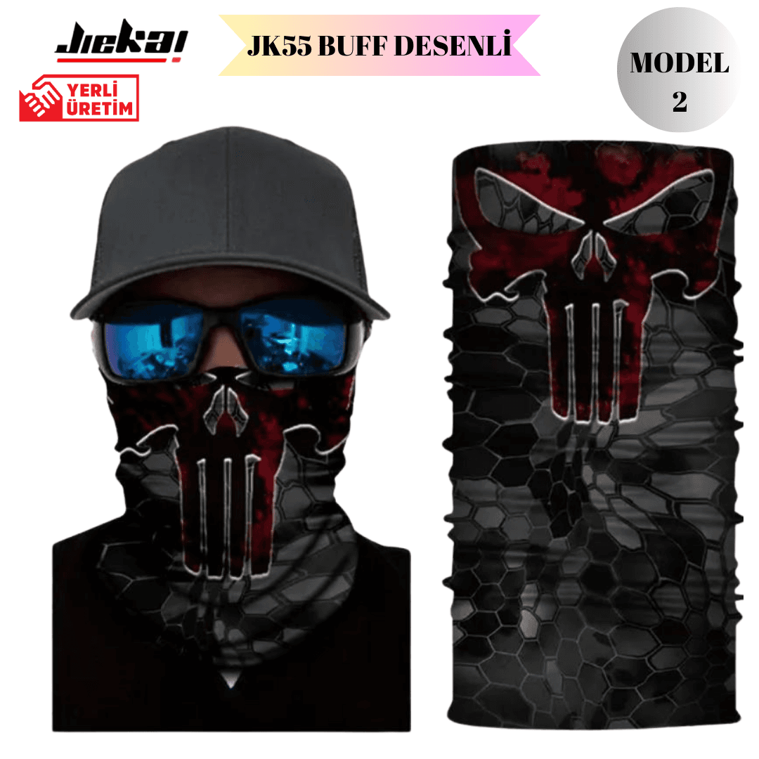 Jiekai 'Buff-Desenli-Bandana'