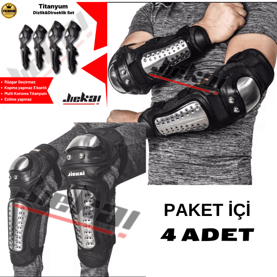 Jiekai 'Dizlik-Ve-Dirseklik-Koruma-Seti'