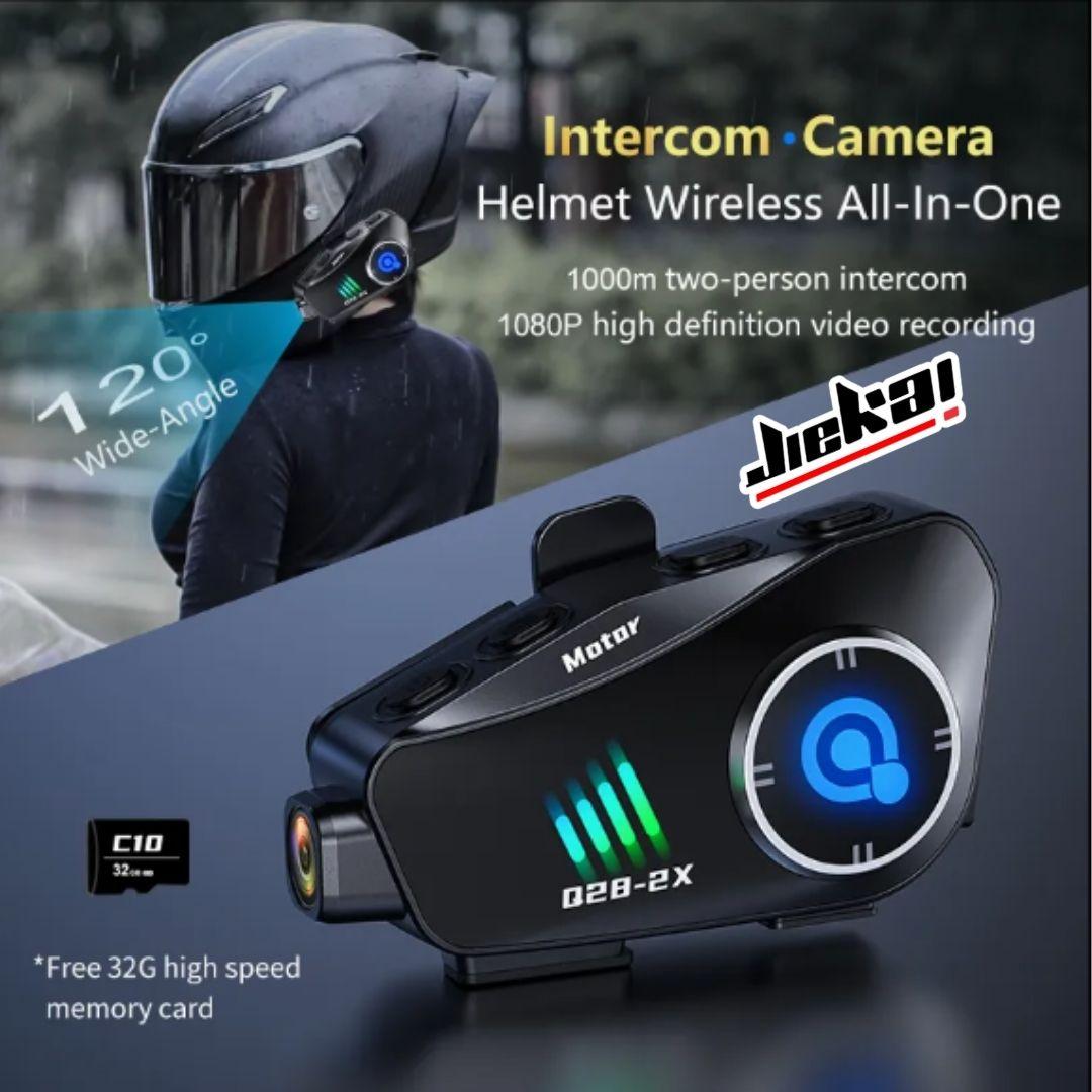 Motosiklet Küçük Resim Jiekai 'Q28-Motosi̇klet-Kamerali-İntercom'