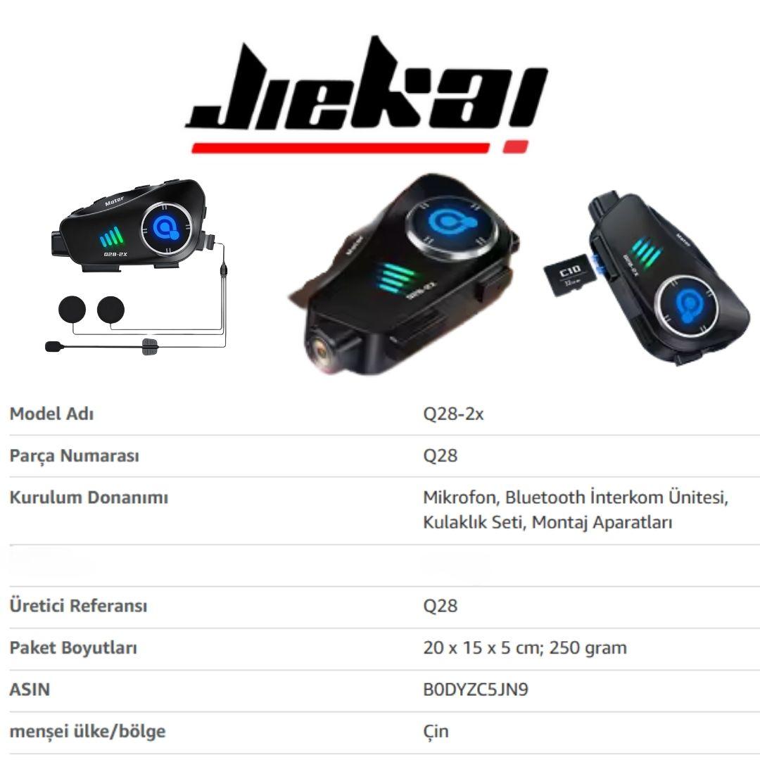 Motosiklet Küçük Resim Jiekai 'Q28-Motosi̇klet-Kamerali-İntercom'