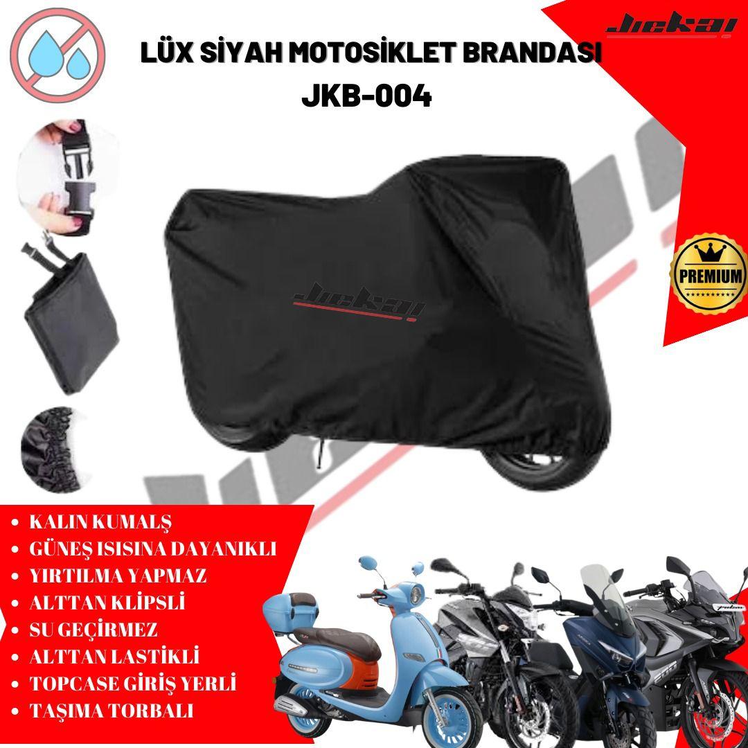 Motosiklet Küçük Resim Jiekai 'Ji̇ekai̇-Si̇yah-Motosi̇klet-Brandasi-Jkb-004'